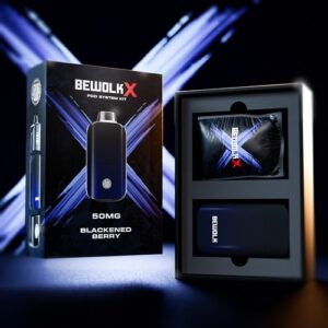 Bewolk X Pod System Kit – Blackened Berry 50mg