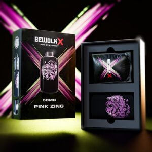 Bewolk X Pod System Kit – Pink Zing 50mg
